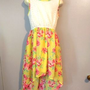 Royal Love Floral Dress Girls Size 7/8